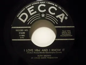 Pochette de Come a Little Closer / I Love Him and I Know It de Ruth Brown
