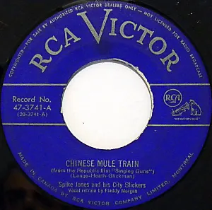 Pochette de Chinese Mule Train / Riders in the Sky de Spike Jones and His City Slickers