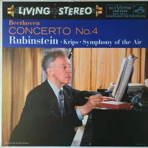 Pochette de Piano Concerto No. 4 de Ludwig van Beethoven - Arthur Rubinstein - Josef Krips - Symphony of the Air