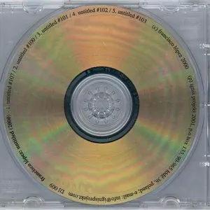 Pochette de Untitled (2000) de Francisco López