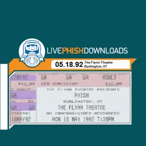 Pochette de 1992-05-18: The Flynn Theatre, Burlington, VT, USA de Phish