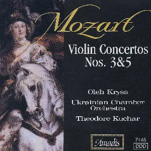 Pochette Violin Concertos nos. 3 & 5
