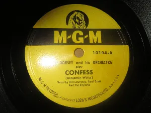 Pochette de Confess / If I Were You de Jimmy Dorsey and His Orchestra