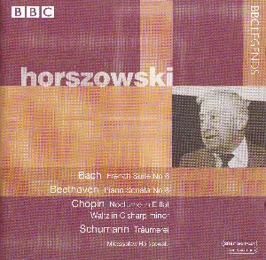 Pochette Bach: French Suite no. 6 / Beethoven: Piano Sonata no. 6 / Chopin: Nocturne in E-flat / Waltz in C-sharp minor / Schumann: Träumerei