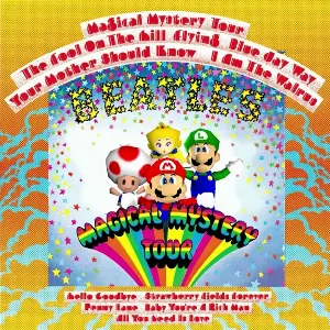 Pochette Magical Mystery Tour but with the Mario 64 Soundfont