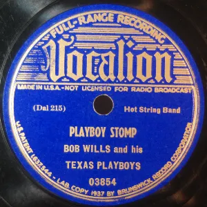 Pochette de Playboy Stomp / Tie Me to Your Apron Strings Again de Bob Wills and His Texas Playboys