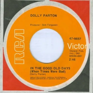 Pochette de In the Good Old Days (When Times Were Bad) / Try Being Lonely de Dolly Parton