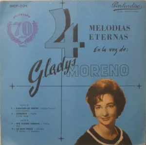 Pochette de 4 melodias eternas en la voz de Gladys Moreno de Gladys Moreno