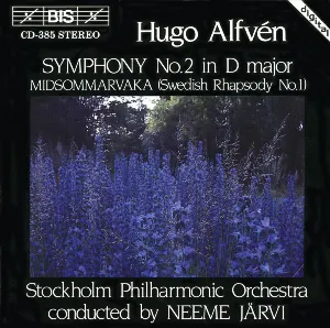 Pochette de Symphony no. 2 in D major / Midsommarvaka (Swedish Rhapsody no. 1) de Kungliga Filharmonikerna - Neeme Järvi - Hugo Alfvén