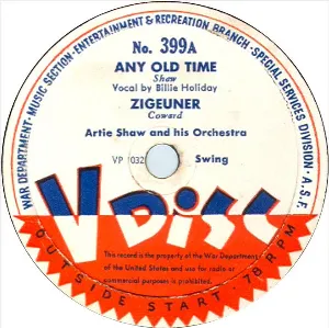 Pochette de Any Old Time / Zigeuner / This Heart of Mine / Hitsum‐Kitsum‐Bumpity‐Itsum de Artie Shaw and His Orchestra