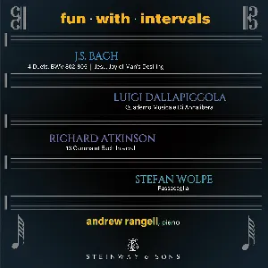 Pochette de Fun With Intervals de Johann Sebastian Bach - Stefan Wolpe - Andrew Rangell - Luigi Dallapiccola