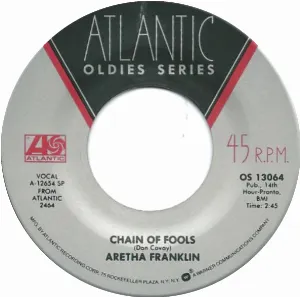 Pochette Chain of Fools / Bridge Over Troubled Water