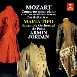 Pochette de Piano Concertos nos. 21 / 22 / 23 / 27 de Maria Tipo - Armin Jordan - Ensemble orchestral de Paris - Wolfgang Amadeus Mozart
