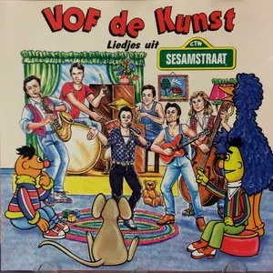 Pochette de Liedjes uit Sesamstraat de VOF de Kunst