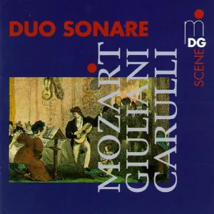 Pochette DUO SONARE on historical guitars: Mozart - Giuliani - Carulli