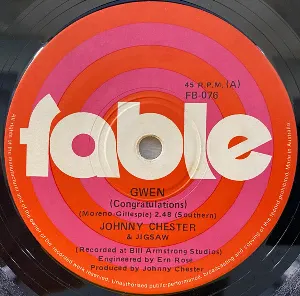 Pochette de Gwen (Congratulations) de Johnny Chester