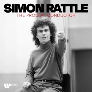 Pochette de The Prodigy Conductor de Carl Orff - Ludwig van Beethoven - Gustav Holst - Sergei Rachmaninoff - Benjamin Britten - Alexander Borodin - George Gershwin - Jean Sibelius - Maurice Ravel - Samuel Barber - Simon Rattle - Antonín Dvořák - Georges Bizet - Pyotr Ilyich Tchaikovsky - Wolfgang Amadeus Mozart - Claude Debussy - Modest Mussorgsky - Igor Stravinsky - Erik Satie - Joaquín Rodrigo