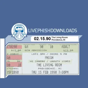 Pochette de 1990-02-15: The Living Room, Providence, RI, USA de Phish