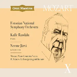 Pochette de Mozart: Piano Concerto no. 22 in E-flat major, K. 482 / Strauss: Le bourgeois gentilhomme, op. 60, TrV 228c (live) de Eesti Riiklik Sümfooniaorkester - Richard Strauss - Neeme Järvi - Wolfgang Amadeus Mozart