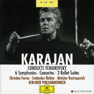 Pochette Karajan conducts Tchaikovsky
