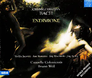 Pochette de Endimione de Cappella Coloniensis - Johann Christian Bach - Bruno Weil - Ann Monoyios