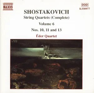 Pochette String Quartets, Volume 6: Nos. 10, 11 and 13