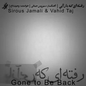 Pochette de Gone to Be Back - (Iranian Traditional Music) de Vahid Taj