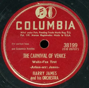 Pochette de The Carnival of Venice / Trumpet Blues de Harry James and His Orchestra
