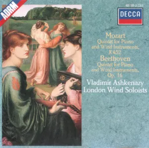 Pochette de Mozart: Quintet for Piano and Wind Instruments, K. 452 / Beethoven: Quintet for Piano and Wind Instruments, op. 16 de Vladimir Ashkenazy - Ludwig van Beethoven - Wolfgang Amadeus Mozart