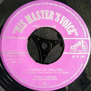 Pochette de Klompen uit Holland / Onze pier van Scheveningen de Johnny Jordaan