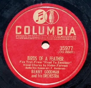 Pochette de Birds of a Feather / You're Dangerous de Benny Goodman and His Orchestra