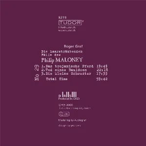 Pochette de Die haarsträubenden Fälle des Philip Maloney, N° 29 de Roger Graf