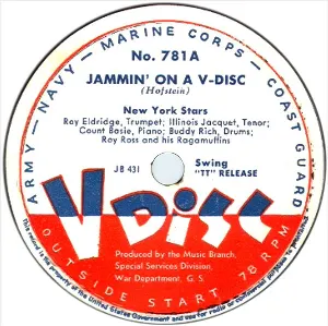 Pochette de Jammin’ on a V‐Disc / Stand Still Stanley de The V‐Disc All Stars