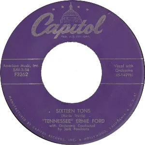Pochette de Sixteen Tons de Tennessee Ernie Ford