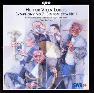 Pochette de Symphony No 7 / Sinfonietta No 1 de Radio‐Sinfonieorchester Stuttgart des SWR - Carl St. Clair - Heitor Villa‐Lobos