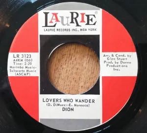 Pochette de Lovers Who Wander / (I Was) Born to Cry de Dion