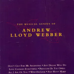 Pochette de The Musical Genius of Andrew Lloyd Webber de Andrew Lloyd Webber