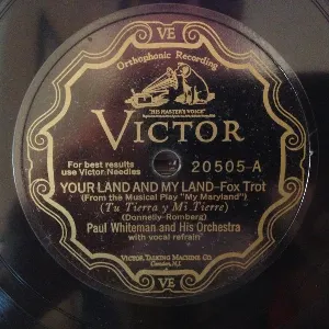 Pochette de Your Land and My Land / Silver Moon de Paul Whiteman and His Orchestra