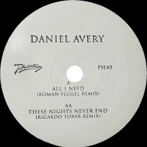 Pochette de All I Need (Roman Flügel remix) / These Nights Never End (Ricardo Tobar remix) de Daniel Avery