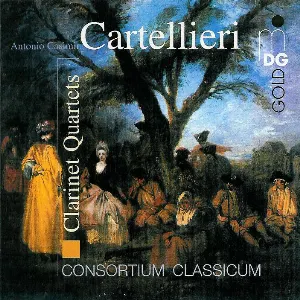 Pochette de Cartellieri - Clarinet Quartets e Wind Sextets - Vol. 1 de Antonio Casimir Cartellieri