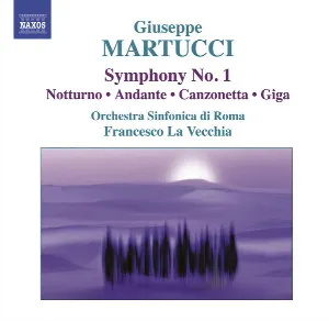 Pochette de Symphony no. 1 / Nocturne / Andante / Canzonetta / Giga de Giuseppe Martucci - Orchestra sinfonica di Roma - Francesco La Vecchia