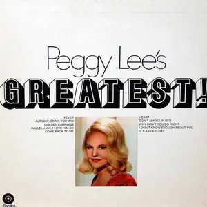 Pochette Peggy Lee’s Greatest!