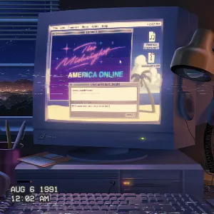 Pochette de America Online de The Midnight