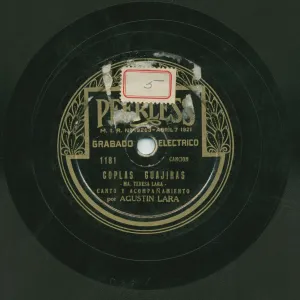 Pochette de Coplas guajiras / Tánger de Agustín Lara