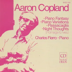 Pochette de Piano Fantasy / Piano Variations / Passacaglia / Night Thoughts (Homage to Ives) de Aaron Copland