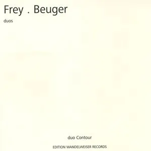 Pochette de Duos de Jürg Frey
