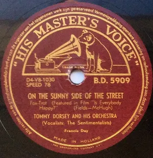 Pochette de On the Sunny Side of the Street / There's No You de Tommy Dorsey and His Orchestra