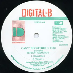 Pochette de Can't Do Without You / Rude Boy de Terror Fabulous
