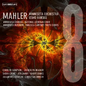 Pochette de Symphony no. 8 de Minnesota Orchestra - Christian Immler - Gustav Mahler - Osmo Vänskä - Sasha Cooke - Carolyn Sampson