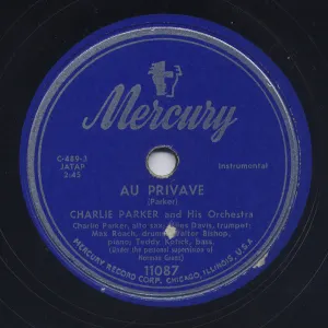 Pochette de Au Privave / Star Eyes de Charlie Parker and His Orchestra